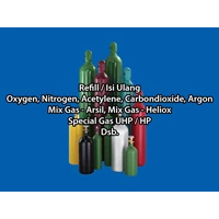  Isi Ulang Gas Oksigen / Refil Oxygen o2 Medis Medical / isi ulang gas oxygen
