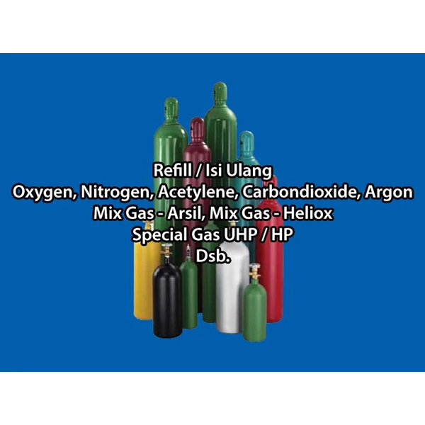 Nitrogen Gas Cylinder Refill And Other Industrial Gases JAKARTA