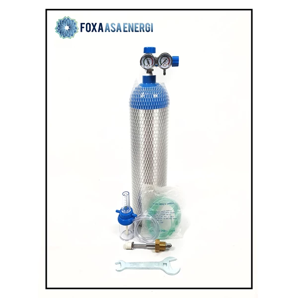 Tabung  Cylinder Oxygen Oksigen o2 Portable Medis Medical 0.5 m3 - 3.5 Liter