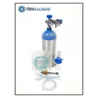 Tabung  Cylinder Oxygen Oksigen o2 Portable Medis Medical 0.25 m3 - 2Liter 2