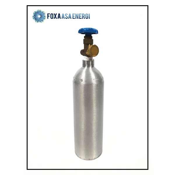 Tabung Cylinder Gas Aluminium 0.25m3 - 2 Liter - Untuk Semua Jenis Gas dan Special Gas - Sangat Ringan