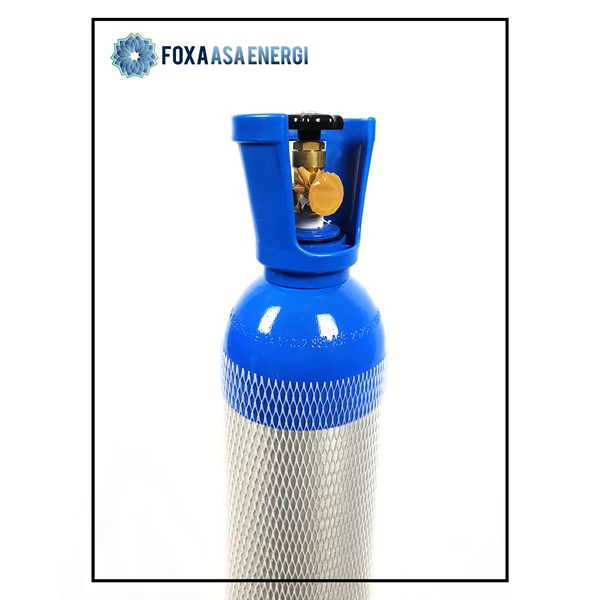 1.5m3 Aluminum Gas Cylinder Tube - 10 Liters - For All Types of Gases and Special Gases - Very Light